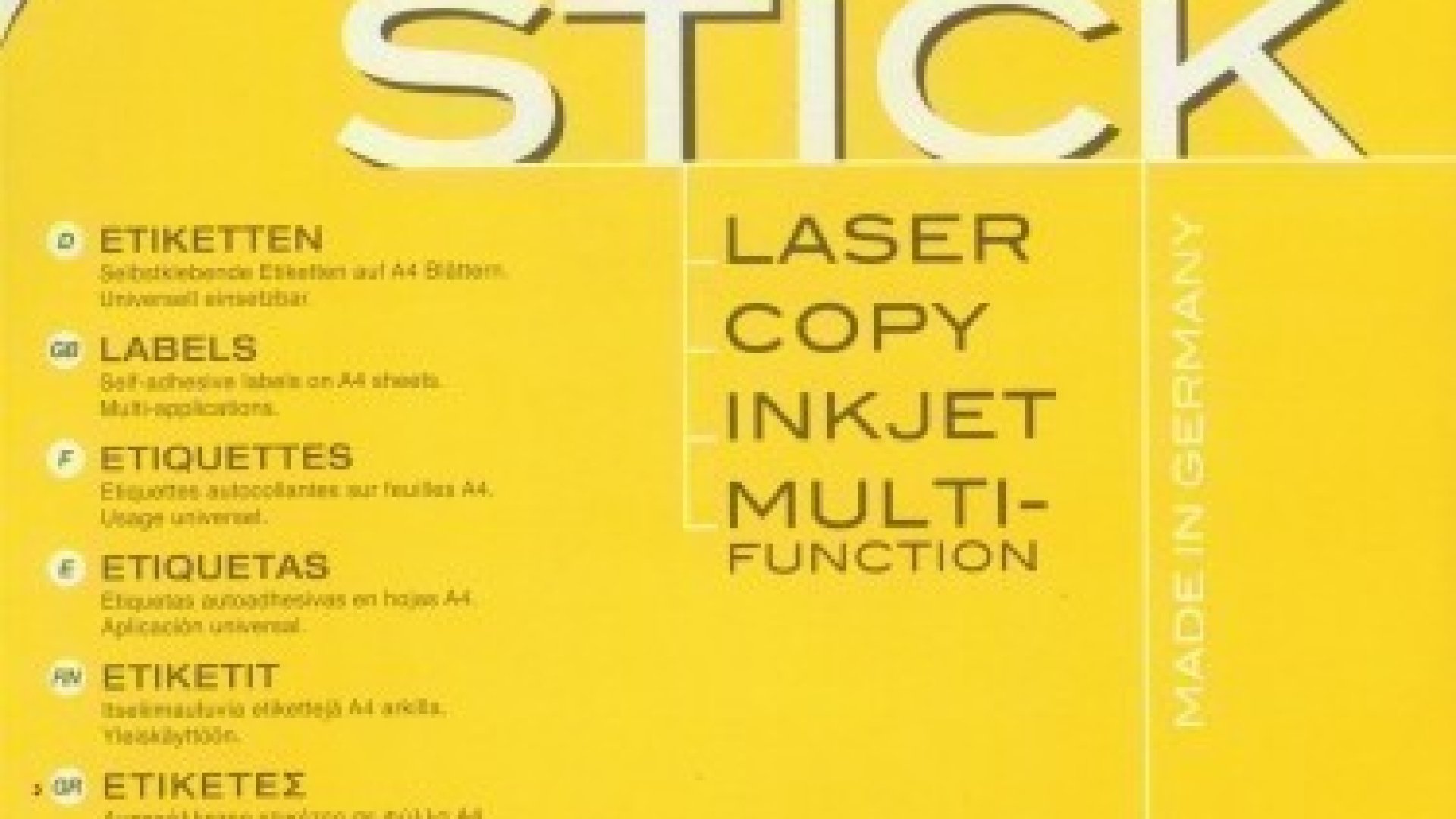 ETIKETA A4 RAZNIH DIMENZIJA 1/100