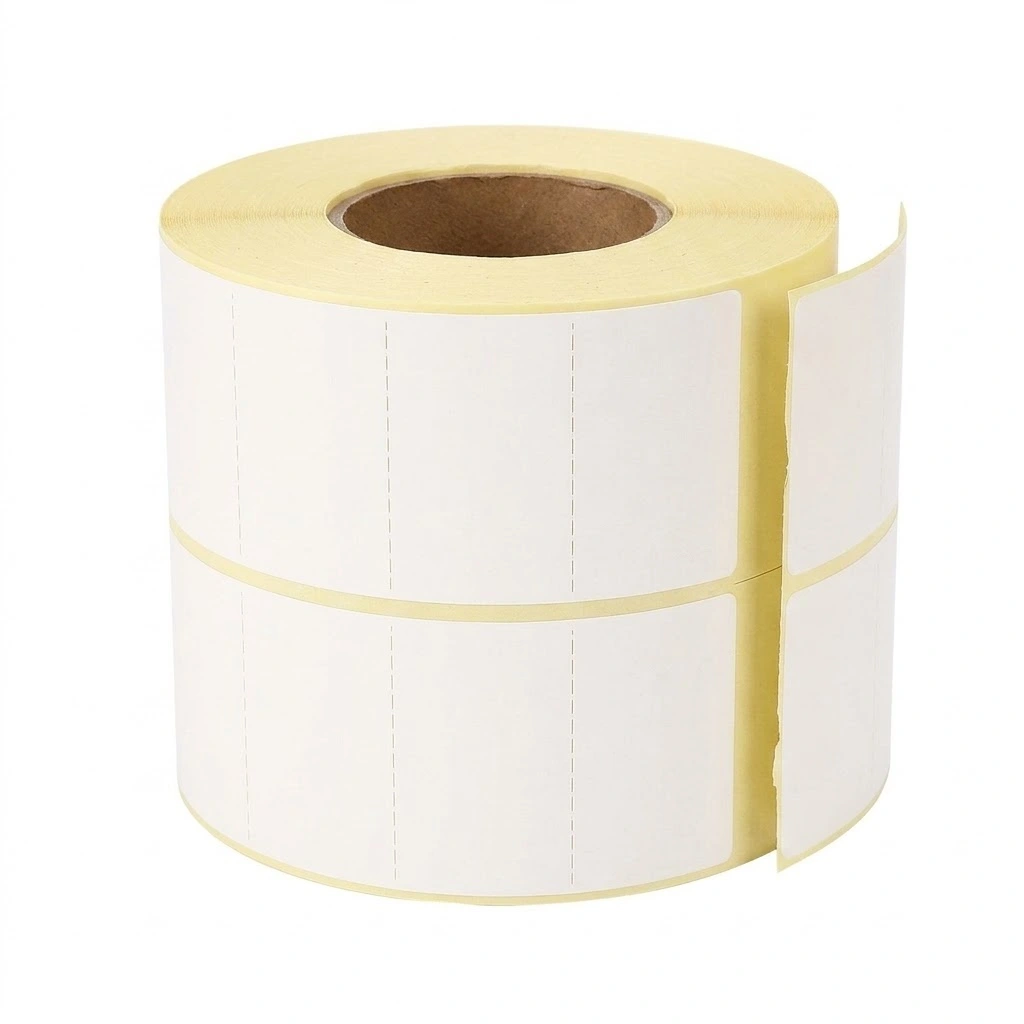 Vellum etikete 50×30 mm – 4300 komada na rolni