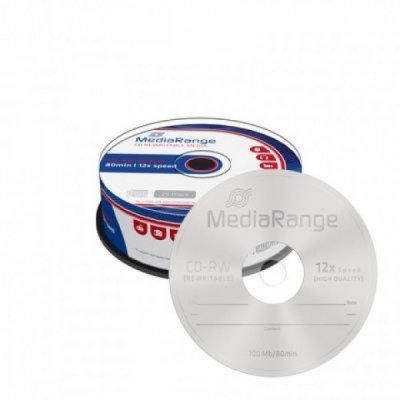 CD-RW MEDIARANGE KAPACITETA 700MB