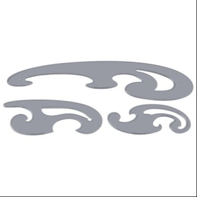 Krivuljar pk3 Educa 103 prozirni blister  1/12