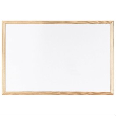 Tabla magnetna drveni okvir 60x40cm bela