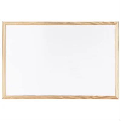 Tabla magnetna drveni okvir 60x40cm bela