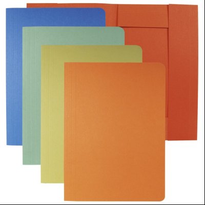 Fascikla klapna prešpan karton A3 320g Fornax 012187 sortirano