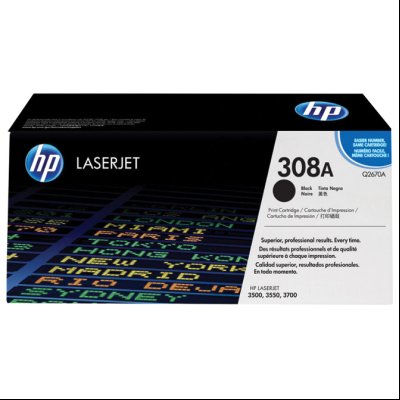 Toner Hewlett Packard Q2670A,CLJ 3500/3550/3700 original crni (308A)