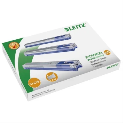 Klamerice u kaseti K 6 od 2-25 listova pk5 Leitz 55910000 plave