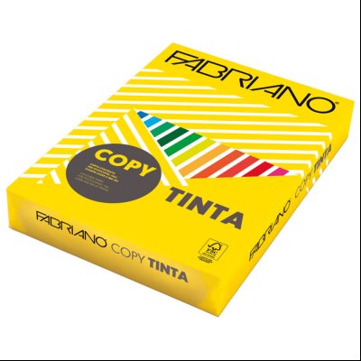 Papir Copytinta A4 200g pk100 Fabriano 65021297 jarko žuti (giallo)!!