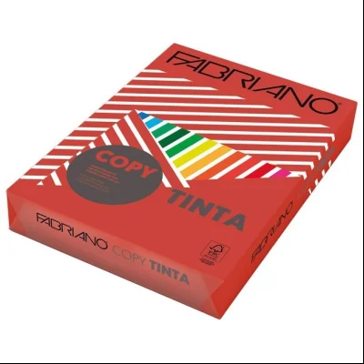 Papir Copytinta A4 200g pk100 Fabriano 65321297 crveni (rosso)!!