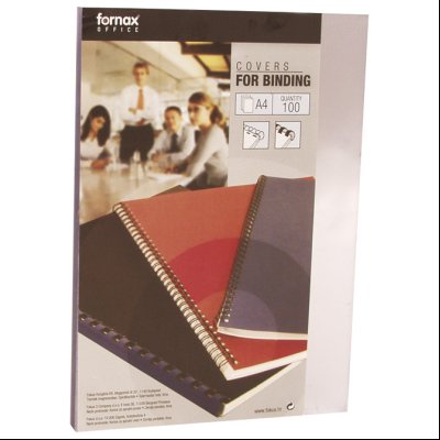 Korice za spiralno koričenje 150my pvc A4 pk100 Fornax 1155 providne
