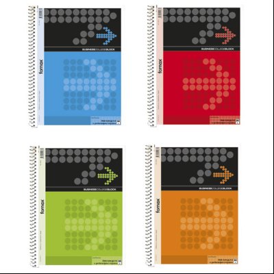 Blok kolegij A5 linije 70L perforacija+2rupe Fornax 1906 4boje