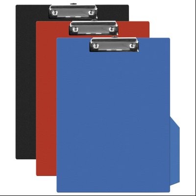 Podloga klip sa štipaljkom A4 kartonska pp Q-Connect Donau KF01297 plava