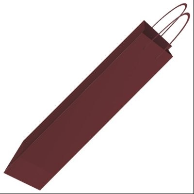 Kese ukrasne-flaša 13x40x8cm sjajne plastificirane Fornax bordo