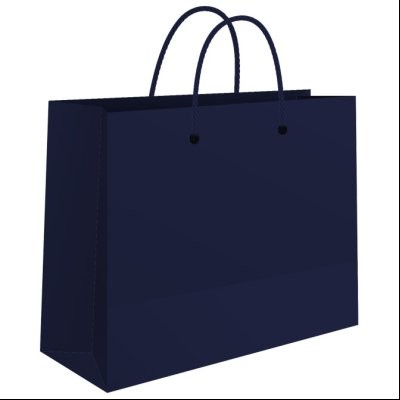Kese ukrasne-butik male 24x16x7cm sjajne plastificirane Fornax plave