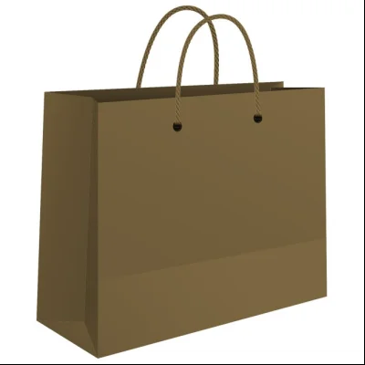 Kese ukrasne-butik male 24x16x7cm sjajne plastificirane Fornax zlatne