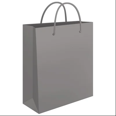 Kese ukrasne srednje 24x39x9cm sjajne plastificirane Fornax srebrne