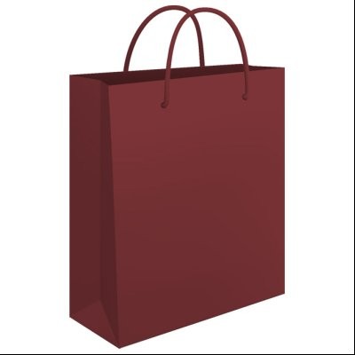 Kese ukrasne srednje 24x39x9cm sjajne plastificirane Fornax bordo