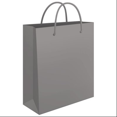 Kese ukrasne velike 34x39x10cm sjajne plastificirane Fornax srebrne