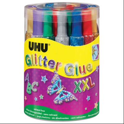 Lepak glitter glue 20ml UHU UHML11020300001 sortirano!!