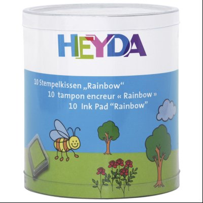 Jastučić za pečat 10boja Duga Heyda 20-48884 70 sortirano!!