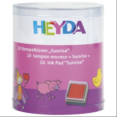 Jastučić za pečat 10boja Izlazak Sunca Heyda 20-48884 71 sortirano!!