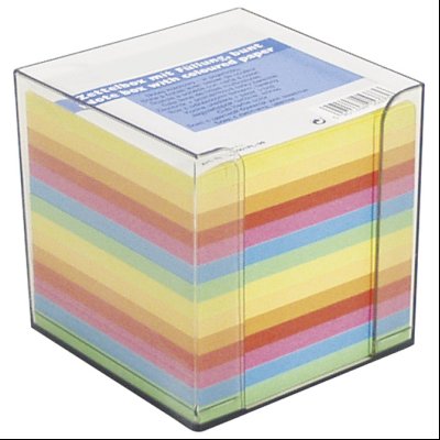 Blok kocka pvc 9,2x9,2cm+papir boja neon Donau 7492001PL-99