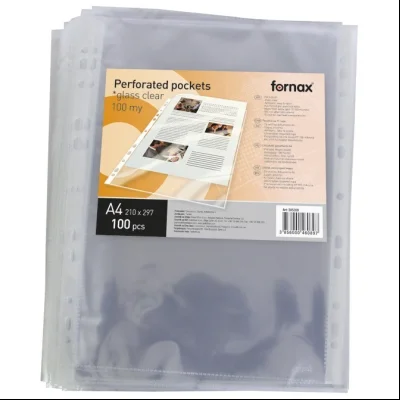 Fascikla uložna A4 100my pp sjajna pk100 Fornax 8796