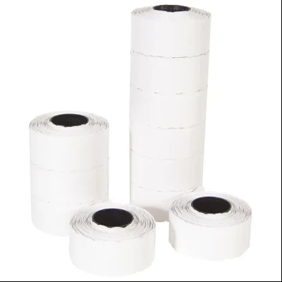 Etikete u rolni 26x16mm oble dvoredne pk36 Printex bele