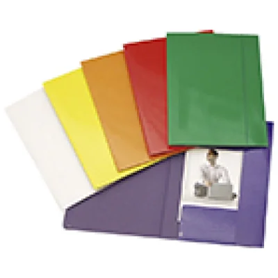 Fascikla klapna s gumicom karton plastificirana A4 Fornax 10430 zelena
