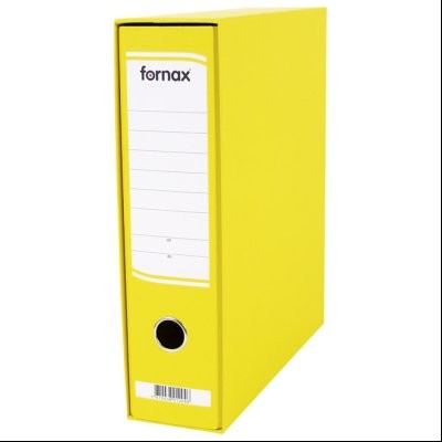 Registrator A4 široki u kutiji Fornax 14585 žuti