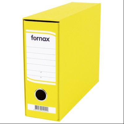 Registrator A5 široki u kutiji Fornax 14593 žuti