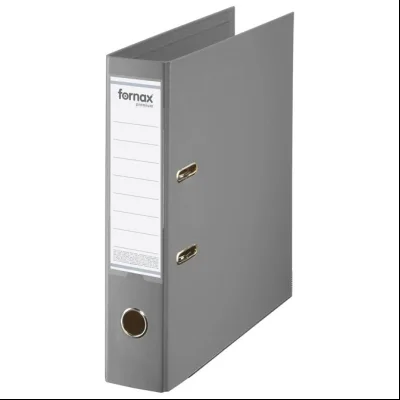 Registrator A4 široki samostojeći Premium Fornax 15703 sivi