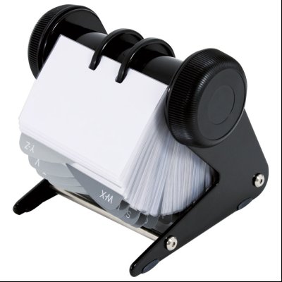 Album za vizit karte-rotacioni  200 džepova Donau 1394001PL-01 crni