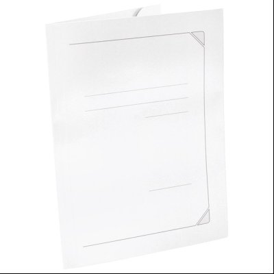 Fascikla klapna karton reciklirana A4 250g Ten Grafotisak 6371 bela