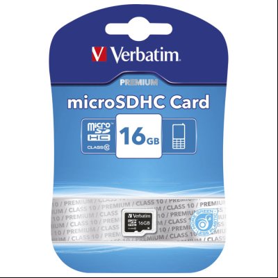 Kartica memorijska micro SDHC 16GB (class 10) Verbatim 44010 blister!!