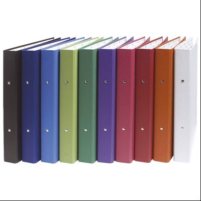 Mapa uložna 2 prstena-fi30/rikna-40mm A4 Exacompta 54330E sortirano 10boja