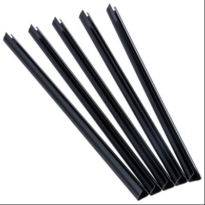 Lajsna klizna 4mm/297mm pvc (25 listova) pk50 Fellowes D104N crna