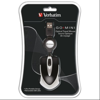 Miš usb 3tipke optički Go Mini travel Verbatim 49020 crni blister
