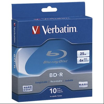 BD-R 25GB/135min 6x JC Verbatim 43753!!