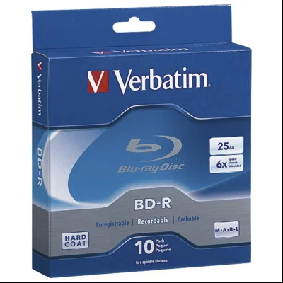 BD-R 25GB/135min 6x JC Verbatim 43753!!