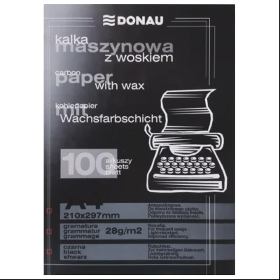 Indigo mašinski A4 pk100 Donau 1922100PL-01 crni