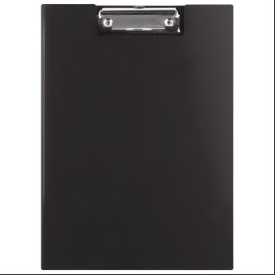 Podloga klip s preklopom i štipaljkom A4 kartonska pp Donau 2705001PL-01 crna