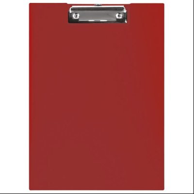 Podloga klip s preklopom i štipaljkom A4 kartonska pp Donau 2705001PL-04 crvena