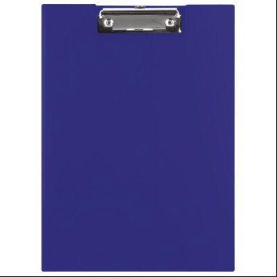 Podloga klip s preklopom i štipaljkom A4 kartonska pp Donau 2705001PL-18 tamno plava