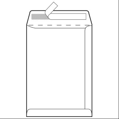 Koverte-vrećice C4-BB (22,9x32,4cm) strip 80g pk500 Fornax