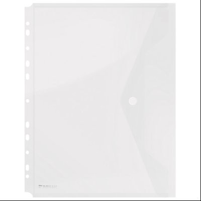 Fascikla koverta s dugmetom A4 pp uložna Donau 8540001PL-00 providna