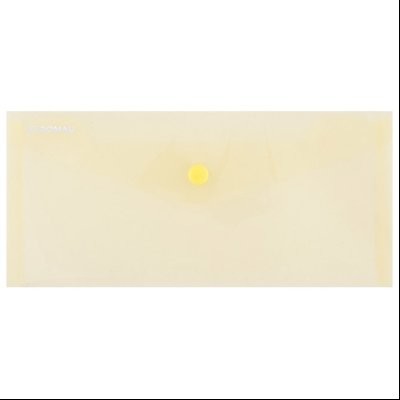 Fascikla koverta s dugmetom DL pp Donau 8548001PL-11 providno žuta