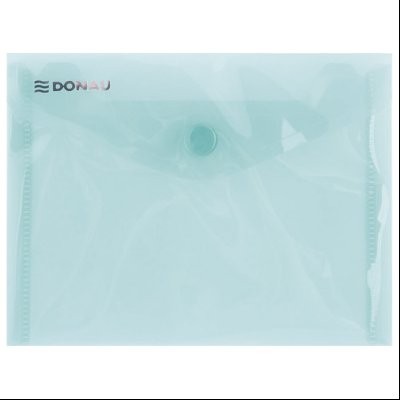 Fascikla koverta s dugmetom A6 pp Donau 8549001PL-06 providno zelena