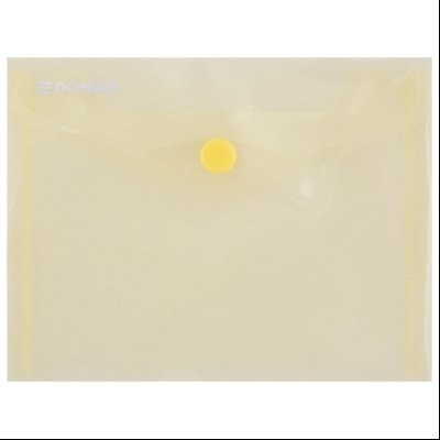 Fascikla koverta s dugmetom A6 pp Donau 8549001PL-11 providno žuta