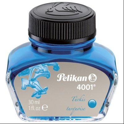 Tinta za nalivpero bočica 30ml 4001 Pelikan 311894 tirkizna (turquoise)
