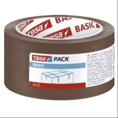 Traka lepljiva 48mm/50m Basic Tesa 58573 braon