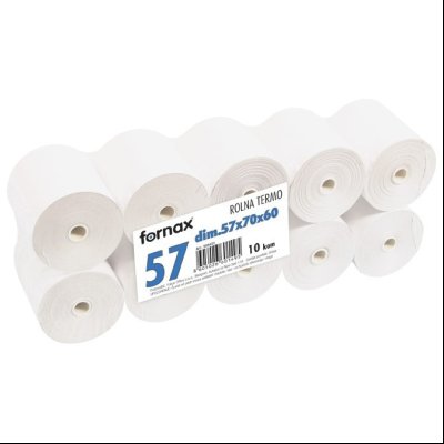 Rolna termo 57mm (fi62mm) 60m pk10 Fornax
